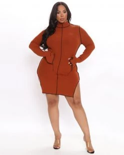 Divanewlook Walk In And Stare Midi Dress New In