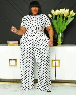 Divanewlook New In Polka Dot All Tied Up Set