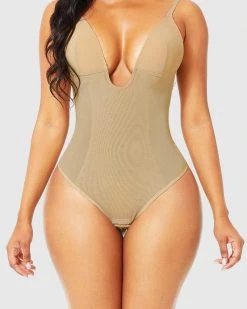 Divanewlook New In Plunge Shaper Thong Bodysuit 8 Divanewlook New In Plunge Shaper Thong Bodysuit