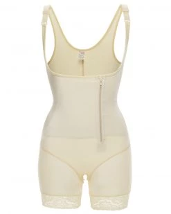 思晨妮 Side Zipper Booty Boosting Body Suit