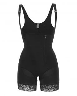 思晨妮 Side Zipper Booty Boosting Body Suit