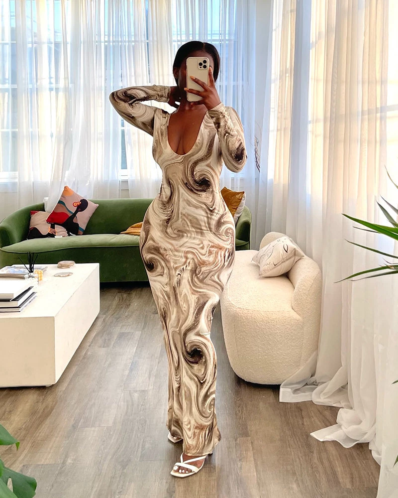 索菲娅 WORK OF ART MAXI DRESS 2 索菲娅 WORK OF ART MAXI DRESS