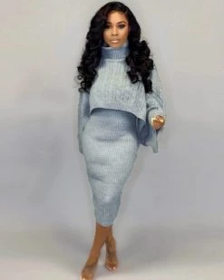 Divanewlook BAILEY 2PC KNIT SWEATER SET