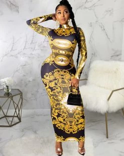 Divanewlook Royal Midi Dress New In