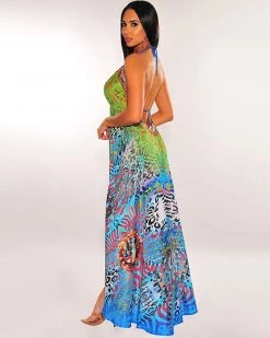 莎诺 New In Mix Pint Maxi Dress