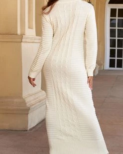 Divanewlook Hug Me Maxi Sweater Dress