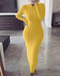 Divanewlook Hug Me Maxi Sweater Dress