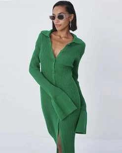 三宅一生 WINTER SWEATER MAXI DRESS