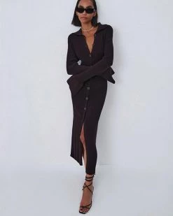 三宅一生 WINTER SWEATER MAXI DRESS