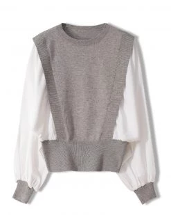 Divanewlook Vest Combo Ballon Top New In