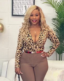 闻达 ON THE PROWL LEOPARD BODYSUIT