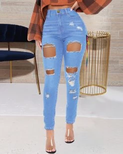 Divanewlook New In Needing Different Ripped Jeans