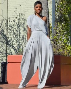 Divanewlook With The Flow Harem Pant Set