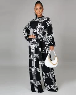 Divanewlook CHRISTINA AZTEC PRINT JUMPSUIT