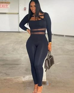 Divanewlook Lina Slinky Jumpsuit New In