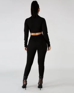 Divanewlook Slim Stitching Black Suit New In