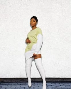 Divanewlook Robin Long Sleeve Dress