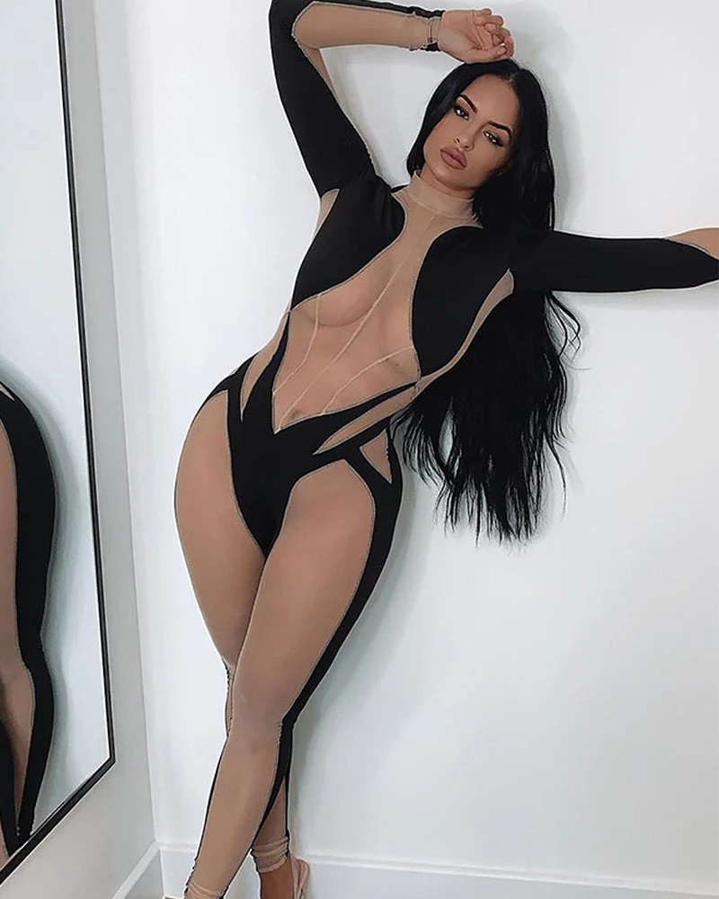 伊米 New In Gravitate Mesh Jumpsuit 2 伊米 New In Gravitate Mesh Jumpsuit