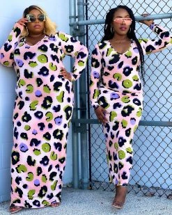 衣鸣惊人 LAGRETA LEOPARD SPOTS DRESS