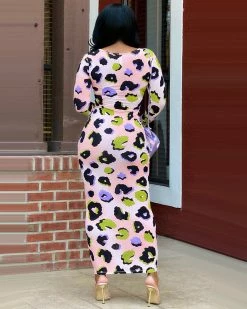 衣鸣惊人 LAGRETA LEOPARD SPOTS DRESS