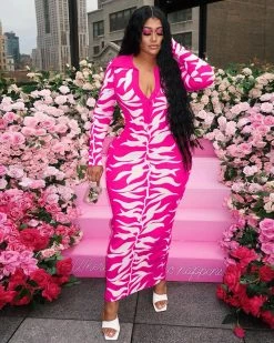 Divanewlook New In Pink Rosie Lady Dress