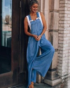Divanewlook JASMINE WIDE LEG OVERALLS New In