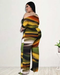 辉煌 Dolly Off Shoulder Jumpsuit