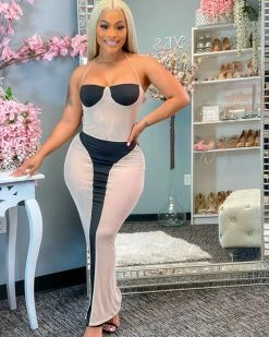 Divanewlook Melina Mesh Dress Sale