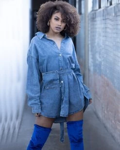 韩雅曼 New In INDIA SHIRT DRESS