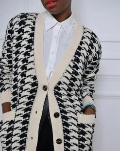 Divanewlook HAILONG HOUNSTOOTH CARDIGAN 11 Divanewlook HAILONG HOUNSTOOTH CARDIGAN