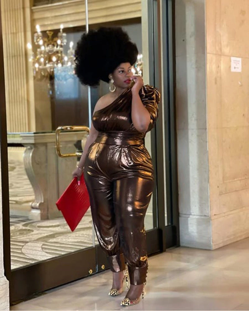 亦凡 Maya Metallic Jumpsuit New In 4 亦凡 Maya Metallic Jumpsuit New In