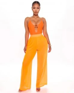Divanewlook Mesh Sheer Pants