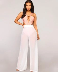 Divanewlook Mesh Sheer Pants