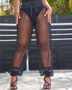 Divanewlook New In Bodysuit & Mesh Pants / Set