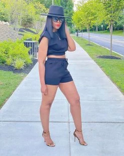 Divanewlook Kozie Mornings Padded Shoulder Short Set New In