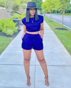 Divanewlook Kozie Mornings Padded Shoulder Short Set New In