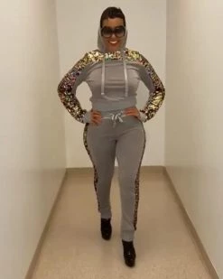 Divanewlook Sale Pretty Sequin Tracksuit