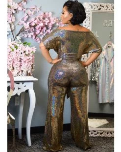 Divanewlook Champagne Jumpsuit