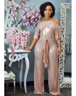 Divanewlook Champagne Jumpsuit