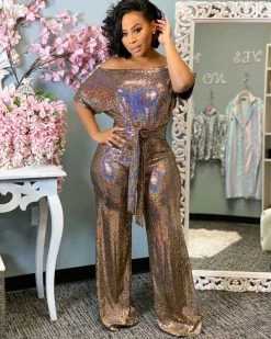 Divanewlook Champagne Jumpsuit