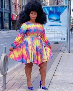 Divanewlook Color Splash DRESS New In