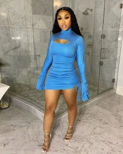 布林阁 Long Sleeve Slim Skirt New In