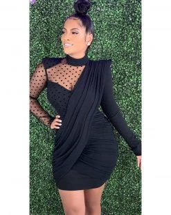 洛欧 SHEER ME PLEASE BODYCON DRESS Dresses