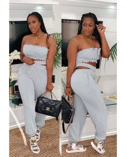 Divanewlook “Velour In Pink” 2 Piece New In