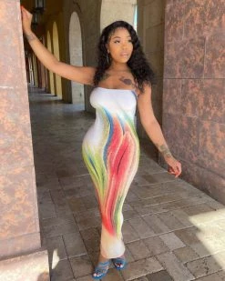 雅悦服饰 New In Candice Tube Dress