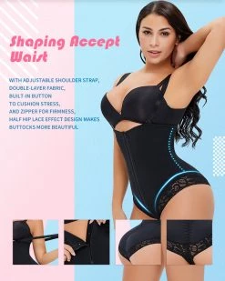 曹记 Booty Boosting Body Shaper(Detachable Shoulder Strap)