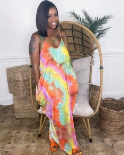 Divanewlook Balloon MAXI DRESS