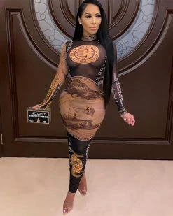 贝蒂 RICH MIDI DRESS Plus Size