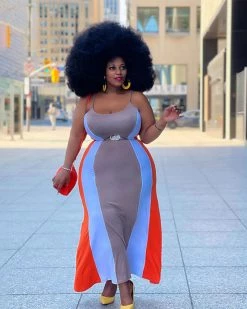 Divanewlook ColorBlock Dress New In