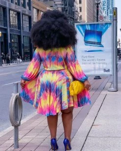 Divanewlook Color Splash DRESS New In